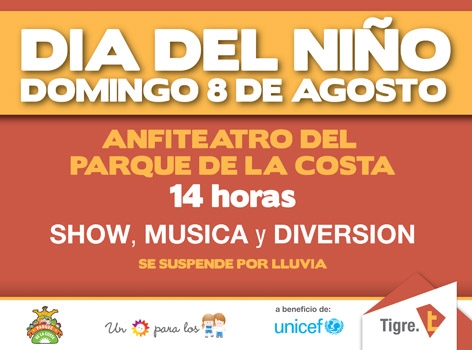 Gran festejo por el Día del Niño en Tigre