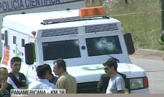 REalizan la recontrucción del ataque al blindado en panamericana REalizan la recontrucción del ataque al blindado en panamericana