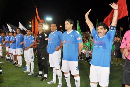 Maradona y Massa lanzaron las colonias de verano 2011 ante más de 10.000 personas