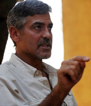 George Clooney contrajo malaria en Sudán George Clooney contrajo malaria en Sudán