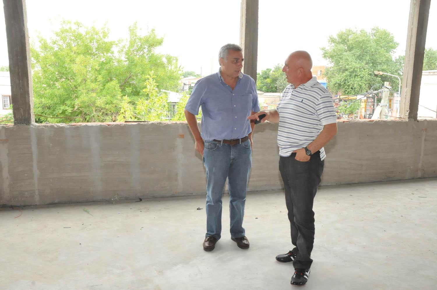 Julio Zamora recorrió las obras en Rincón de Milberg. Julio Zamora recorrió las obras en Rincón de Milberg.