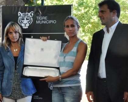 Gisela Dulko fue declarada ciudadana ilustre de Tigre