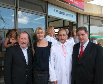 Carina Rabolini recorrió el Hospital de San Fernando Carina Rabolini recorrió el Hospital de San Fernando