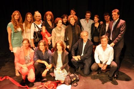 Famosos en la inauguración del teatro “Niní Marshall” Famosos en la inauguración del teatro “Niní Marshall”
