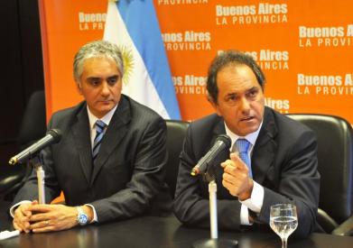 Scioli instó al desarme de la población Scioli instó al desarme de la población