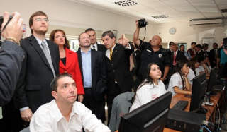 Garré, Sabbatella y Ghi inauguraron nueva central de emergencias en Morón Garré, Sabbatella y Ghi inauguraron nueva central de emergencias en Morón