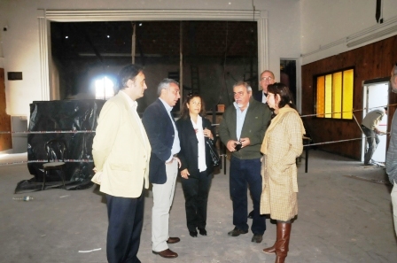 Avanzan las obras en la tradicional sala de teatro del Club Pacheco Avanzan las obras en la tradicional sala de teatro del Club Pacheco