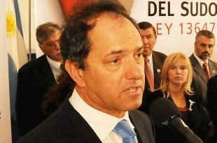 Scioli admitió sus “aspiraciones” para 2015 pero aclaro que si hay reforma acompañara a la presidenta 