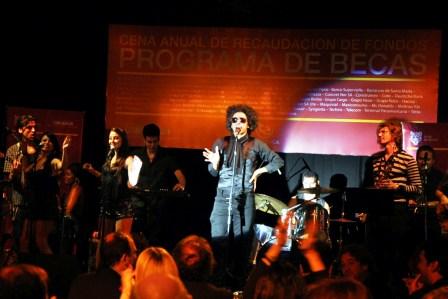 Martín Bossi en la cena de Tigre Educa