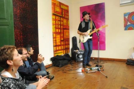 Jonny Rip en la espectacular inauguración de una nueva muestra en la Casa de las Artes Tacuarí 