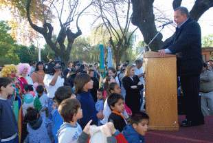Inauguraron Plaza de los Niños en Pilar Inauguraron Plaza de los Niños en Pilar