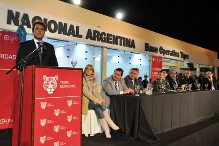 Massa inauguró la Base Operativa de Gendarmería Nacional Massa inauguró la Base Operativa de Gendarmería Nacional