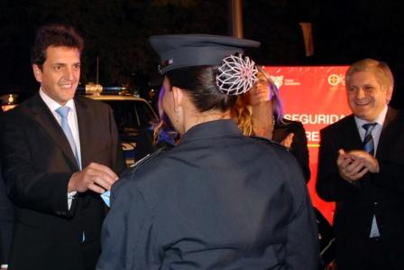 Tigre suma nuevos patrulleros policiales, Massa entrega llaves Tigre suma nuevos patrulleros policiales, Massa entrega llaves