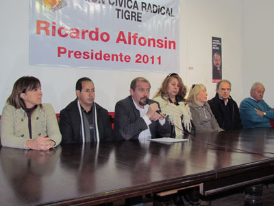 Los Radicales de Tigre lanzaron la campaña Alfonsín 2011