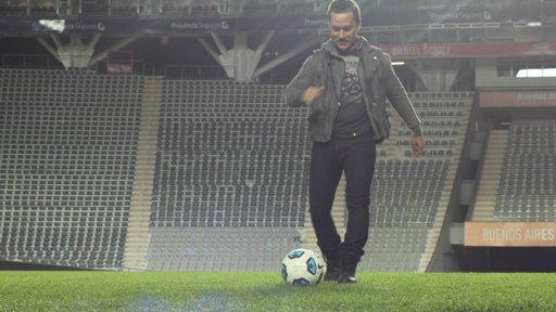 Diego Torres comenzó la grabación del videoclip del tema oficial de la Copa América