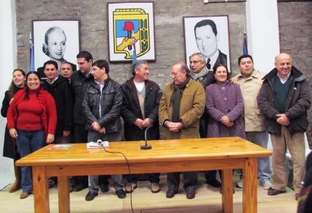 Amieiro presentó la lista de candidatos que lo acompañaran en las próximas elecciones Amieiro presentó la lista de candidatos que lo acompañaran en las próximas elecciones