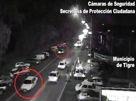 En Tigre donde cae filmado otro ladrón de autos En Tigre donde cae filmado otro ladrón de autos