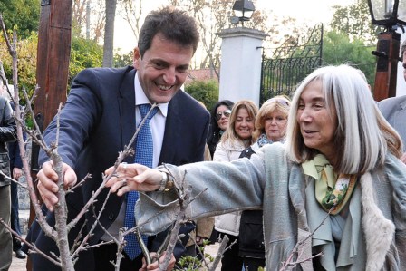 Sergio Massa y María Kodama Sergio Massa y María Kodama