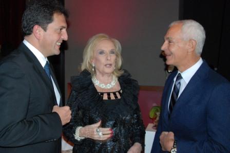 Massa, Legrand y Constantini en la inauguración del Hotel InterContinental Massa, Legrand y Constantini en la inauguración del Hotel InterContinental