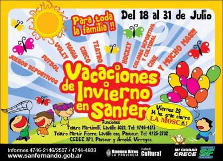 Vacaciones de invierno 2011 en San Fernando Vacaciones de invierno 2011 en San Fernando