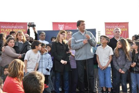 Los vecinos de Benavídez ya disfrutan la nueva plaza Virgen del Talar