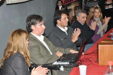 El Diputado nacional Jorge Rivas junto a Sergio Massa El Diputado nacional Jorge Rivas junto a Sergio Massa