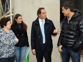 Scioli y Tinelli, visitaron la fundación COR en San Isidro Scioli y Tinelli, visitaron la fundación COR en San Isidro