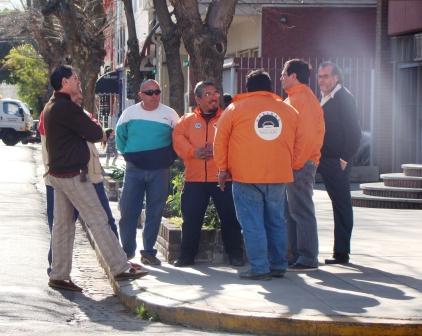 Gremialistas se manifestaron en ambas sedes de la Remisería Madero de San Fernando