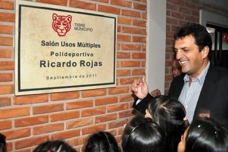 El intendente de Tigre, Sergio Massa, lo inauguró ante numerosos vecinos de la zona 