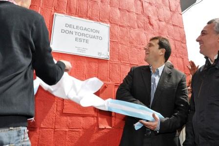 También se inauguró un nuevo edificio de la delegación Torcuato Este.
