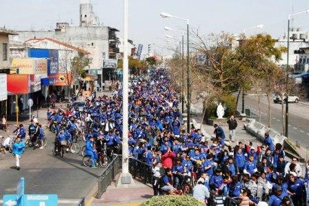 Multitudinaria bicicleteada familiar en San Fernando Multitudinaria bicicleteada familiar en San Fernando