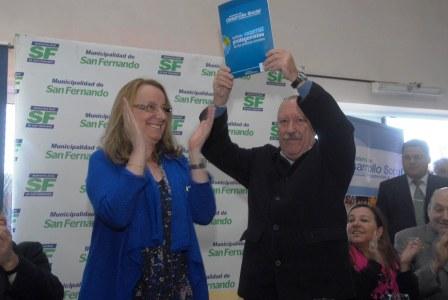 Alicia Kirchner entregó aportes para el desarrollo de emprendimiento productivo en San Fernando