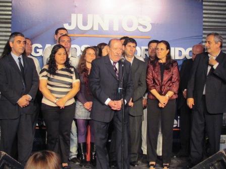 Osvaldo Amieiro junto a 650 empresarios Osvaldo Amieiro junto a 650 empresarios