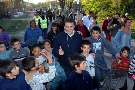 Massa inauguró obras en Benavídez Massa inauguró obras en Benavídez