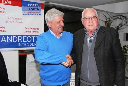 Andreotti junto a Montanaro Andreotti junto a Montanaro