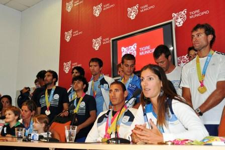 Tigre recibió a los “remeros de oro” Tigre recibió a los “remeros de oro”