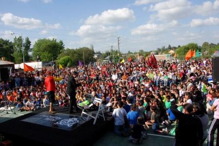 Massa inauguró un nuevo polideportivo en Benavídez Massa inauguró un nuevo polideportivo en Benavídez