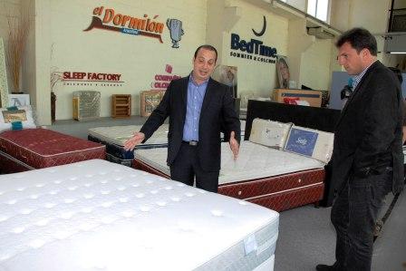 Massa recorrió la planta de Sealy Argentina en El Talar Massa recorrió la planta de Sealy Argentina en El Talar