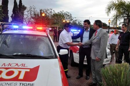 Massa y Casal con los nuevos móviles Massa y Casal con los nuevos móviles