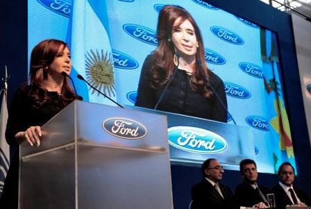 La presidenta encabezó el acto por el 50º aniversario de la planta Pacheco de Ford La presidenta encabezó el acto por el 50º aniversario de la planta Pacheco de Ford