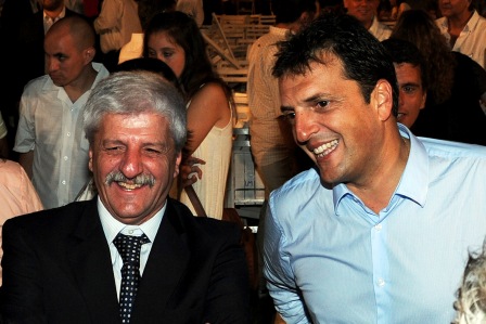 Sergio Massa con el Intendente de San Fernando Luis Andreotti