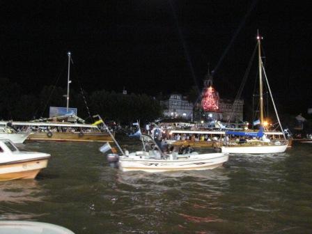 Cientos de embarcaciones participaron de la procesión