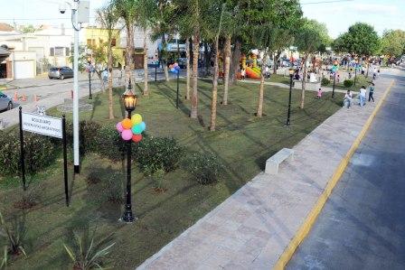 Renuevan plazoletas de la Avenida Rocha en Tigre Renuevan plazoletas de la Avenida Rocha en Tigre