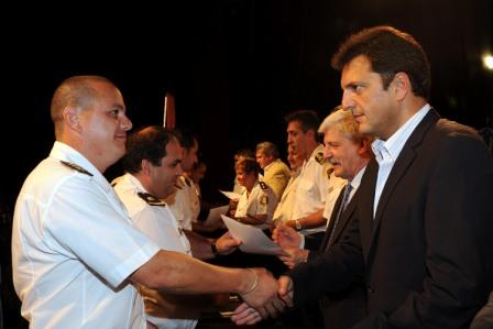 Sergio Massa, Luis Andreotti y Jorge Macri,  jefes comunales de Tigre, San Fernando y Vicente López  