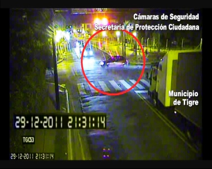 Las cámaras de Tigre destruyen la coartada de Sfeir. Las cámaras de Tigre destruyen la coartada de Sfeir.