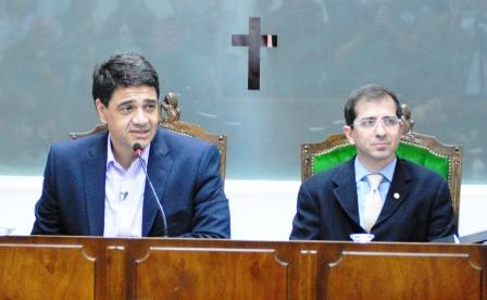 Jorge Macri y Germán Maldonado en el HCD de Vicente López Jorge Macri y Germán Maldonado en el HCD de Vicente López