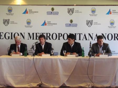 Los Intendentes de la Región Metropolitana Norte se reunieron en San Isidro Los Intendentes de la Región Metropolitana Norte se reunieron en San Isidro