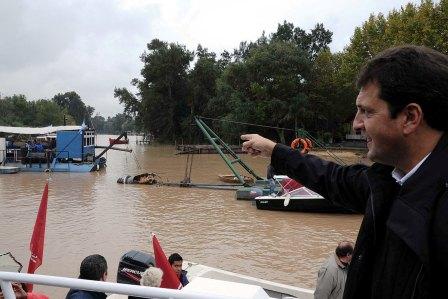 Tigre comienza los dragados de los ríos Sarmiento y Carapachay Tigre comienza los dragados de los ríos Sarmiento y Carapachay