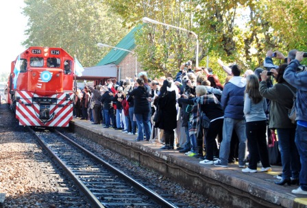 Se conmemoró en la Estación de Munro la llegada del primer tren que arribara en 1912, Se conmemoró en la Estación de Munro la llegada del primer tren que arribara en 1912,