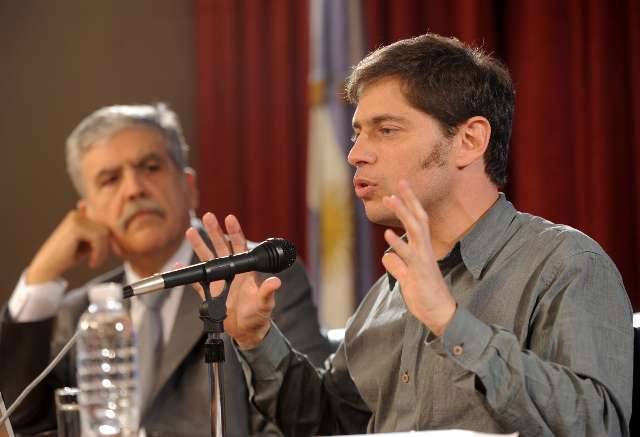 De Vido, junto con el viceministro de Economía, Axel Kicillof De Vido, junto con el viceministro de Economía, Axel Kicillof